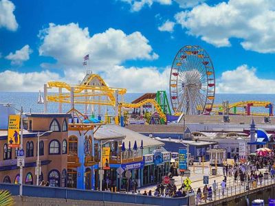 Pacific Park Amusement on Santa Monica Pier