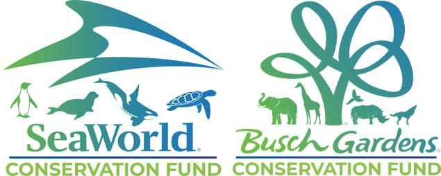 SeaWorld & Busch Gardens Conservation Fund logos