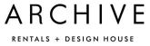 Archive Rentals + Design House